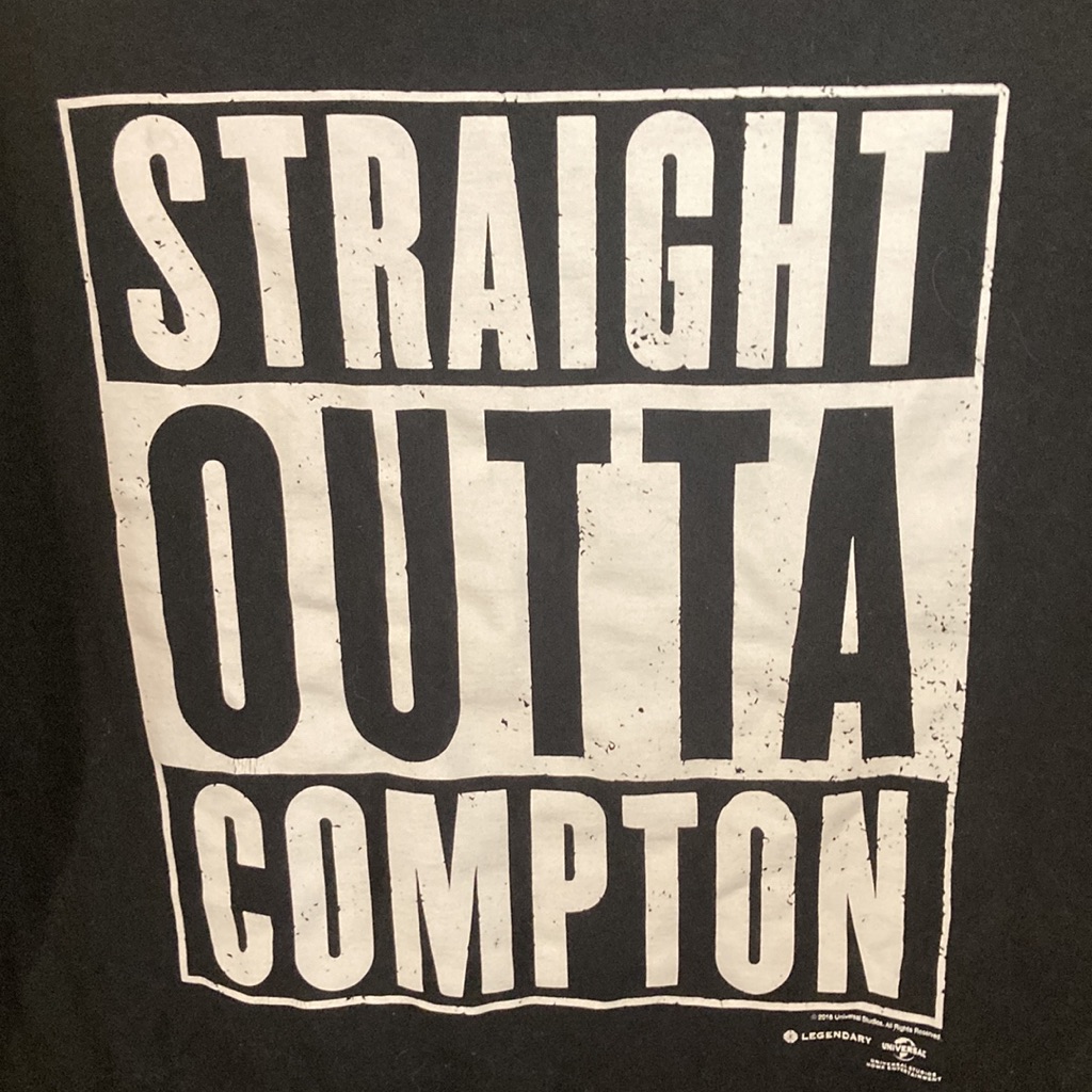Straight Outta Compton Shirt Universal Studios 2016 SizeL